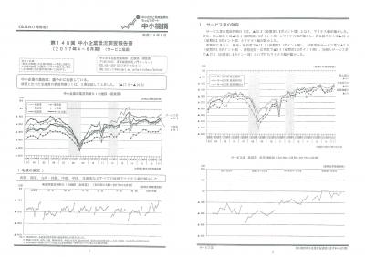 第148回中小企業経況調査報告書（2017年4-6月期　サービス業）